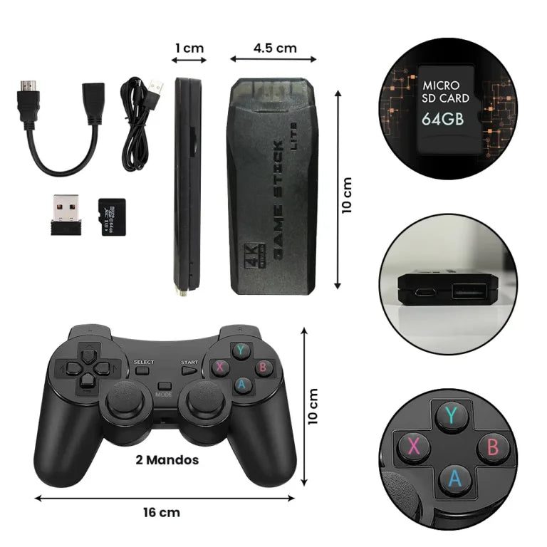 Consola ULTRABLACK Gaming Retro